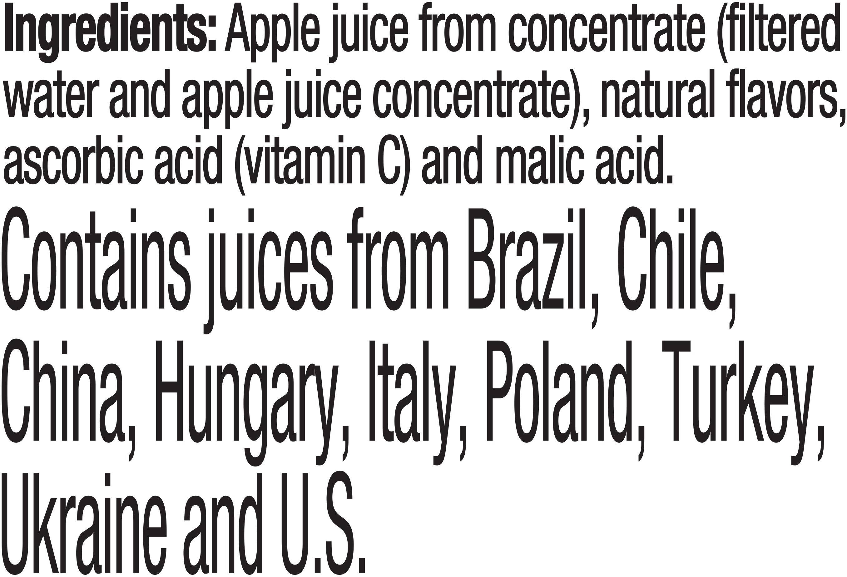 Image describing nutrition information for product Tropicana Apple